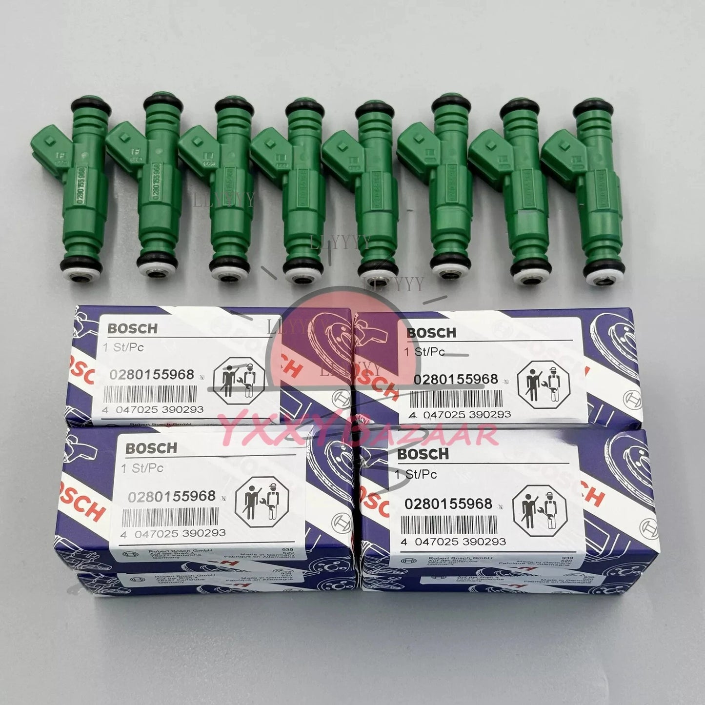 8pcs 42lb Fuel Injectors Fits for Chevy GMC Marine 8.1L Truck 2001-2004 440cc