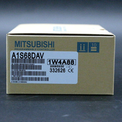 Mitsubishi A1S68DAV Digital-Analog Converter Module One Year - MITSUBISHI