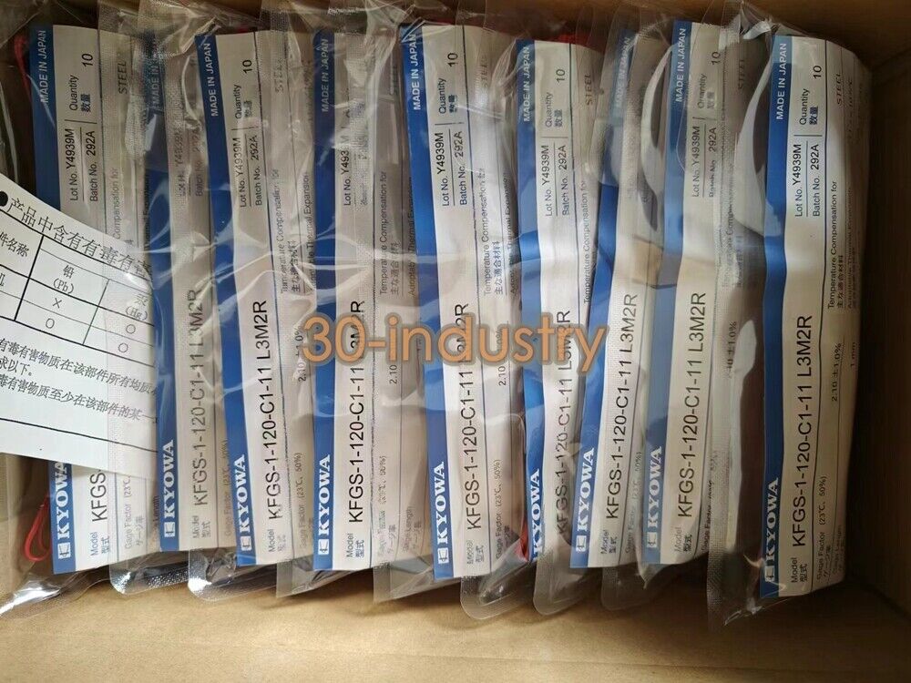10pcs KYOWA KFGS-1-120-C1-11 L3M2R Strain Gauge Solderless - KYOWA