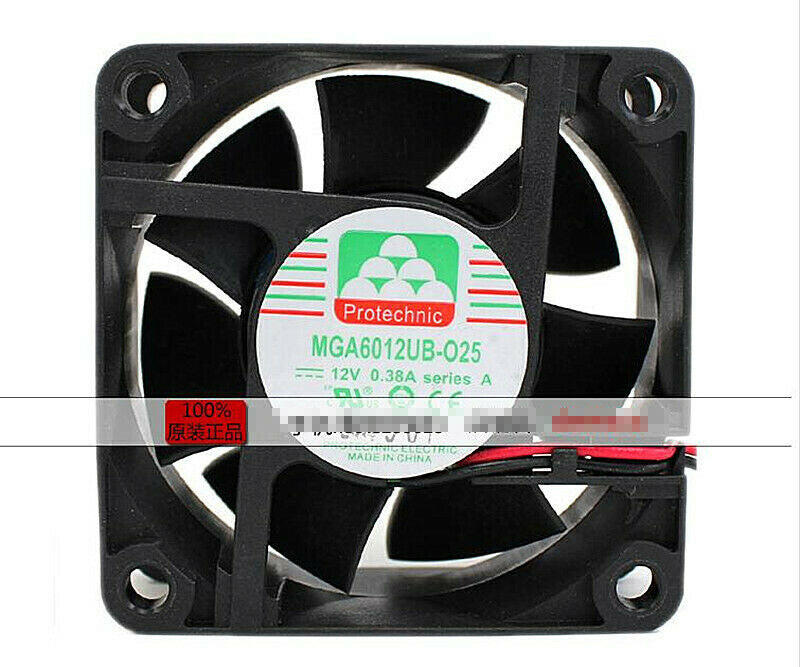 1pcs   Protechnic MGA6012UB-O25 6025 12V 0.38A 6cm 4.56W water pump fan