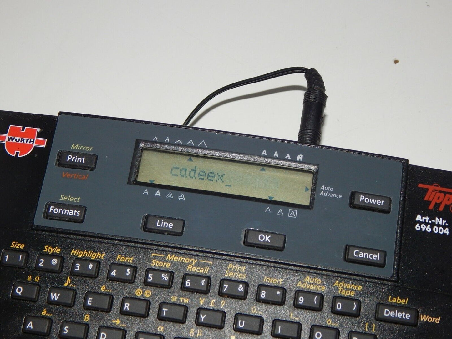 Used Würth ORSY 200 Labeling Device - WÜRTH