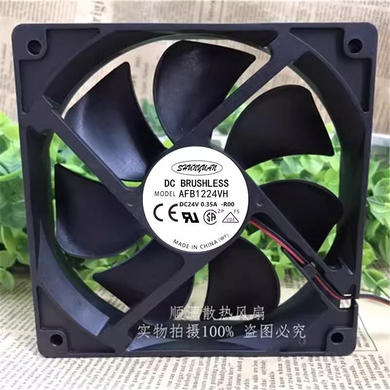 1PCS AFB1224VH DC24V 0.35A 2-Wire Inverter Cooling Fan