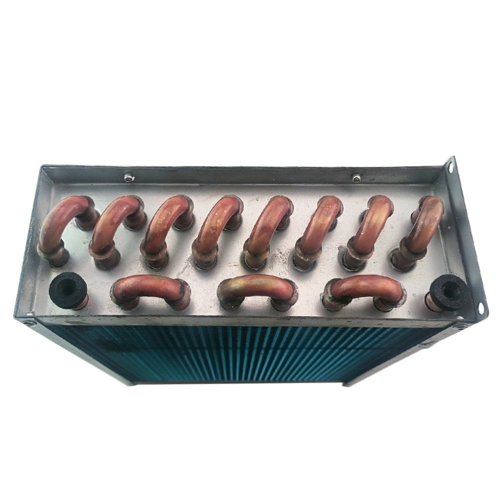 new Small Shell Condenser Radiator Air-Cooled Fan Copper Tube Heat Exchanger