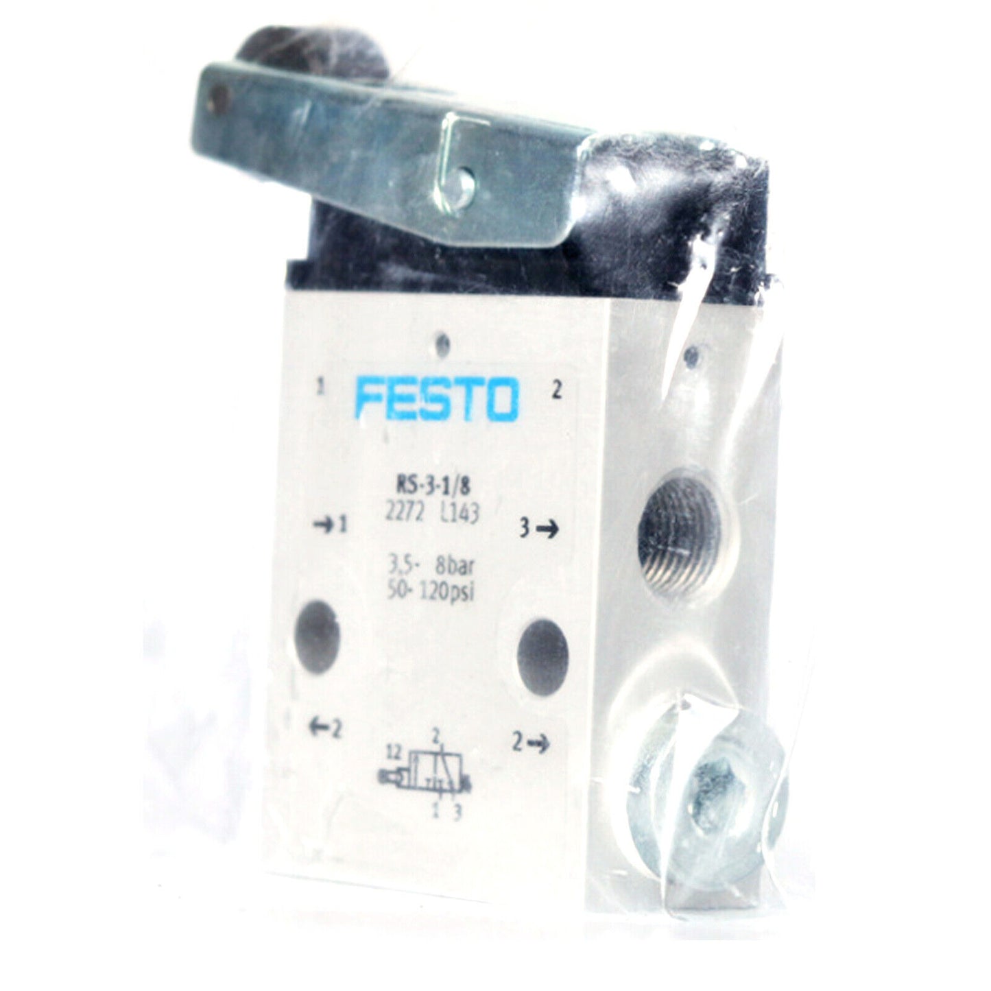 FESTO RS-3-1/8 2272 Solenoid Valve IN STOCK, High Precision Electromagnetic Valve for Industrial Applications, Reliable and Durable Design - FESTO