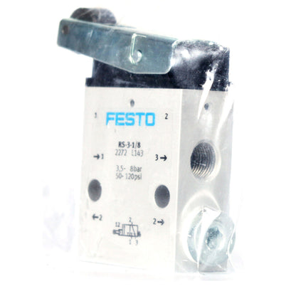 FESTO RS-3-1/8 2272 Solenoid Valve IN STOCK, High Precision Electromagnetic Valve for Industrial Applications, Reliable and Durable Design - FESTO