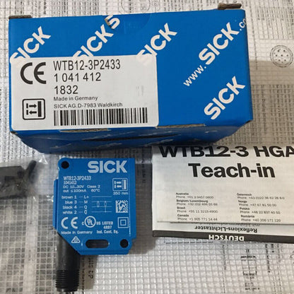 ONE SICK Photoelectric Sensors WTB12-3P2433 ONE YEAR - ONE SICK