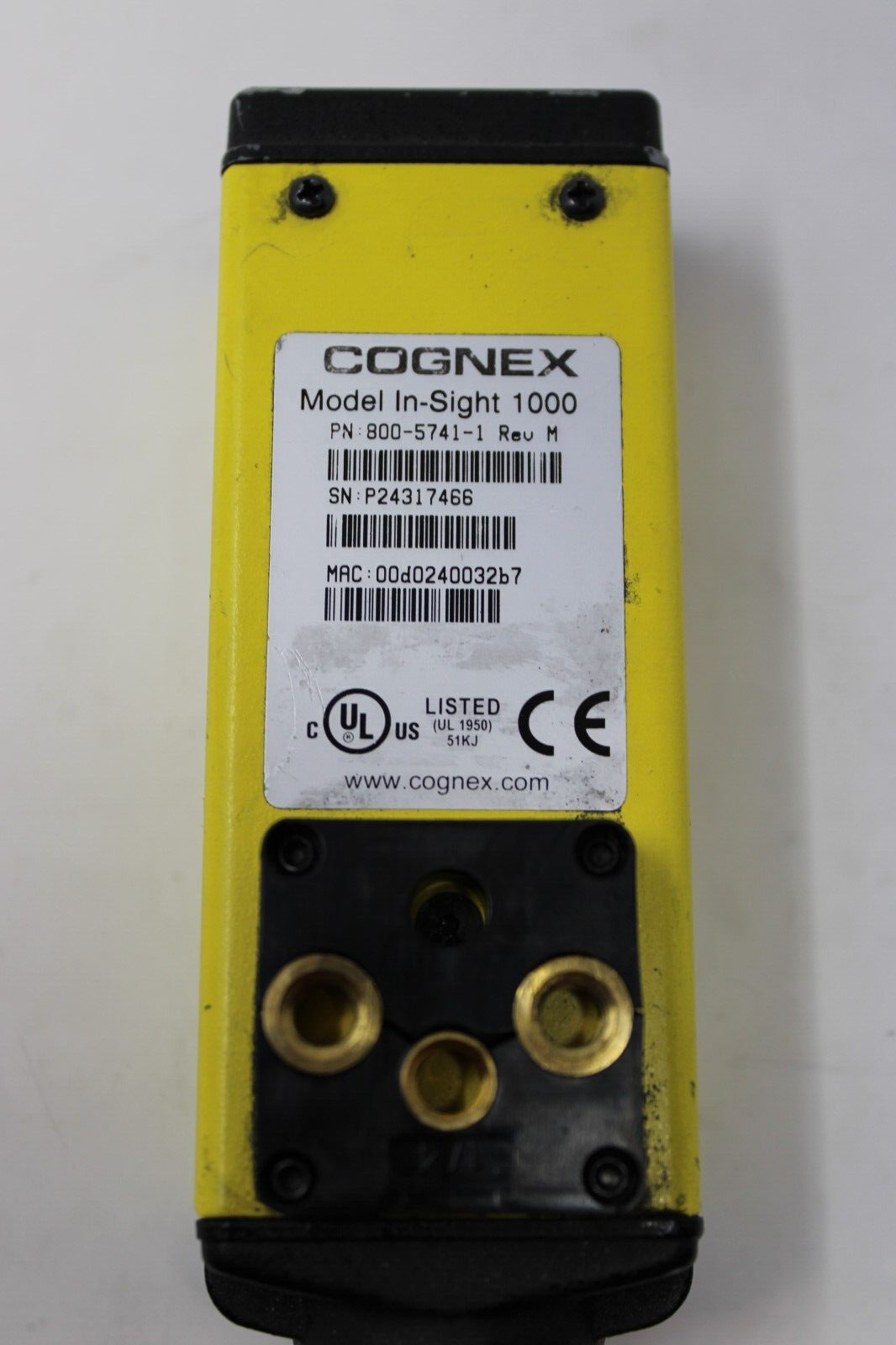 used Cognex In-sight 1000 800-5741-1 Rev M