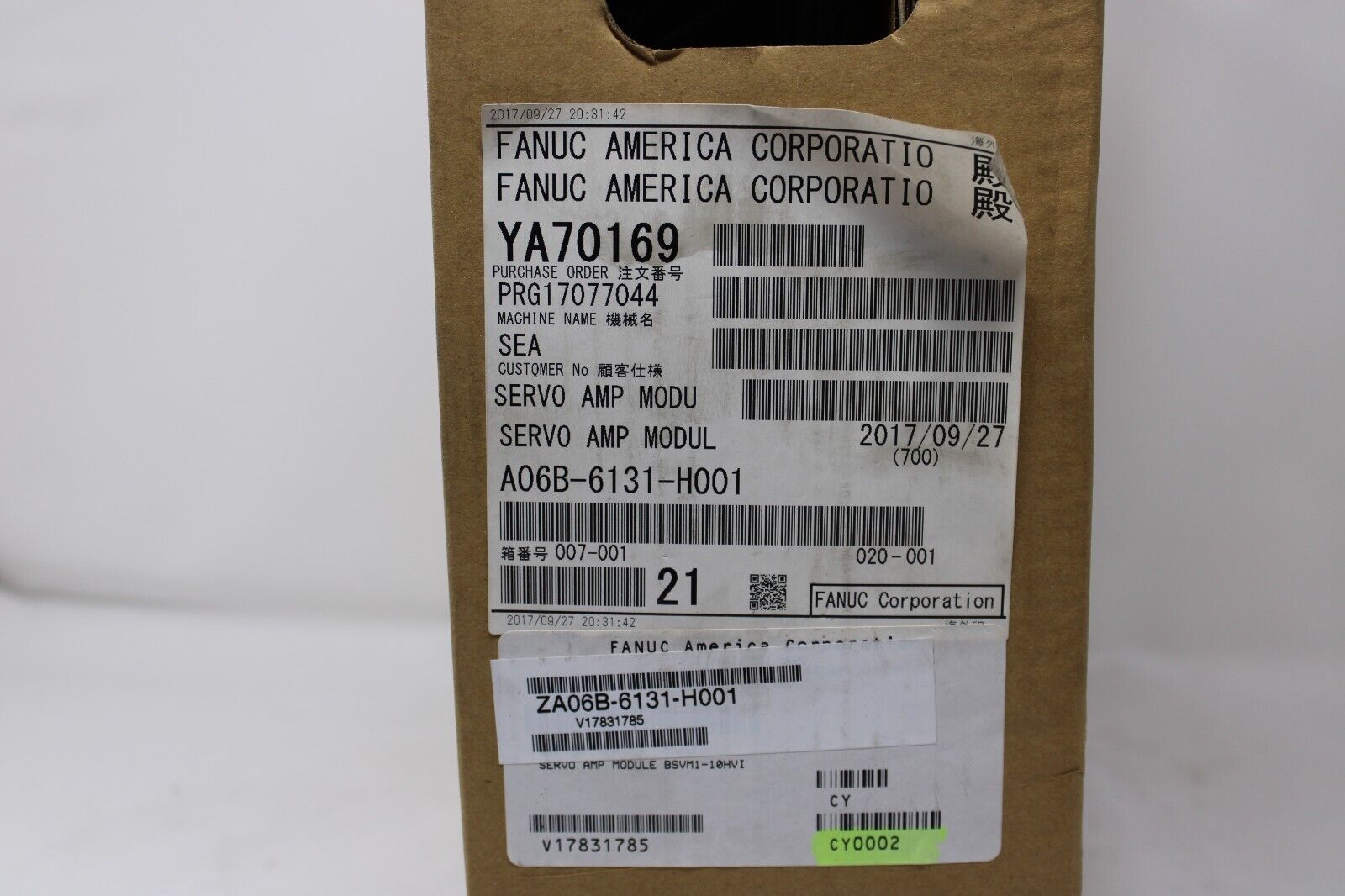 new Fanuc A06B-6131-H001 Servo Amplifier - FANUC