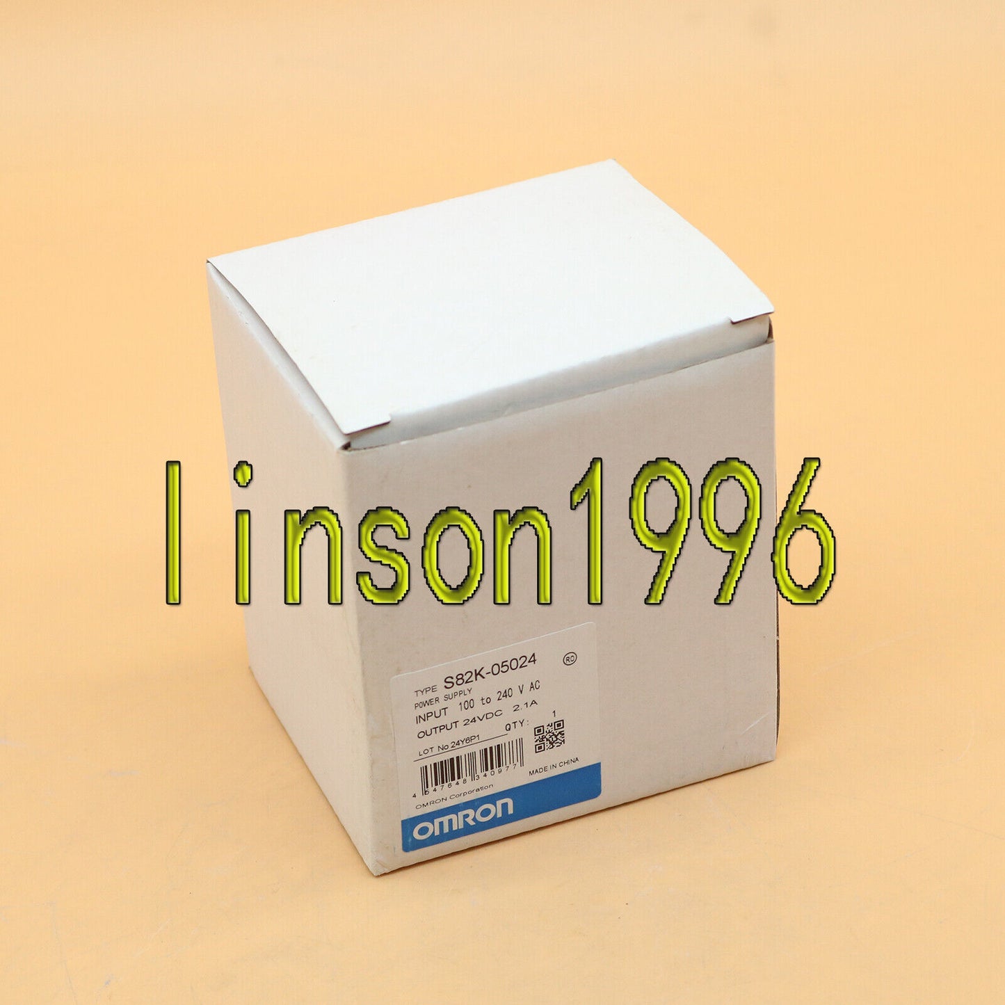 Omron S82K-05024 Switching Power Supply 24VDC - OMRON