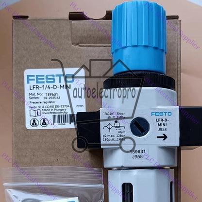 One Festo LFR-1/4-D-MINI 159631 Filter Regulator FastShipping LFR-1/4-D-MINI