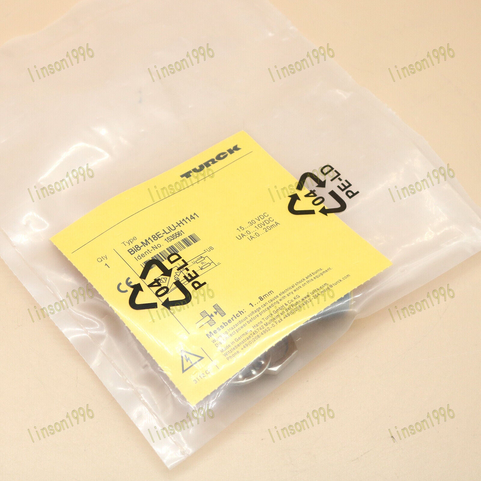 new TURCK BI8-M18E-LIU-H1141 Proximity Switch Sensor SHIP - TURCK