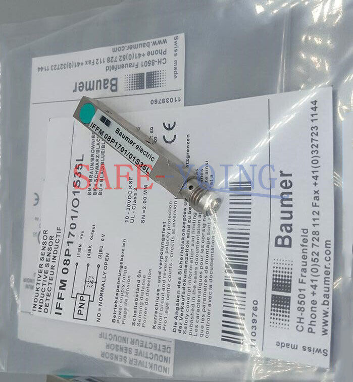 new IFFM08P1701/O1S35L Baumer IFFM 08P1701/O1S35L IFFM 08P1701 O1S35L Sensors - BAUMER