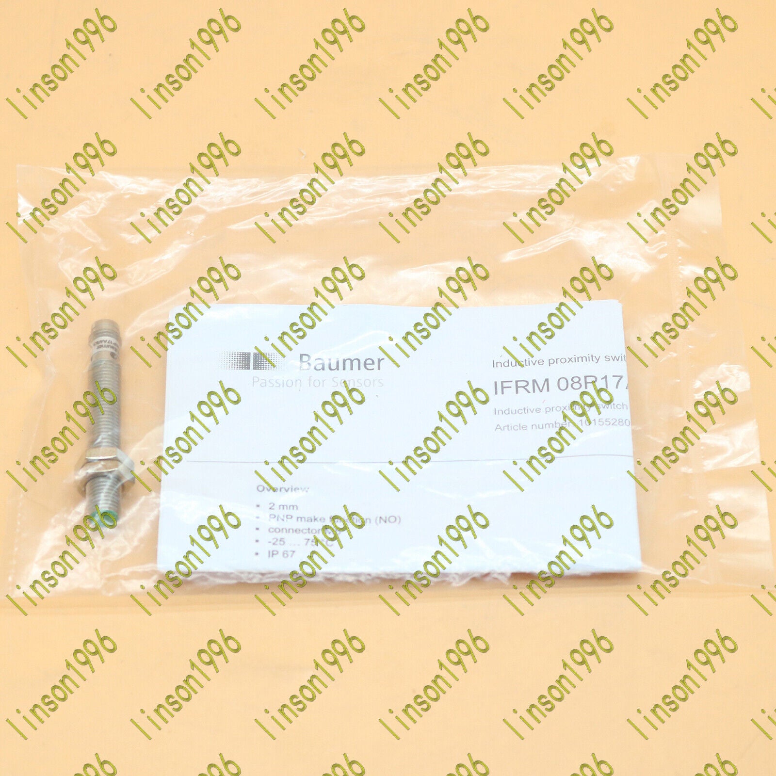 Baumer IFRM 08P17A4/S35L Proximity Switch 10-30VDC Fast Delivery - FOR BAUMER
