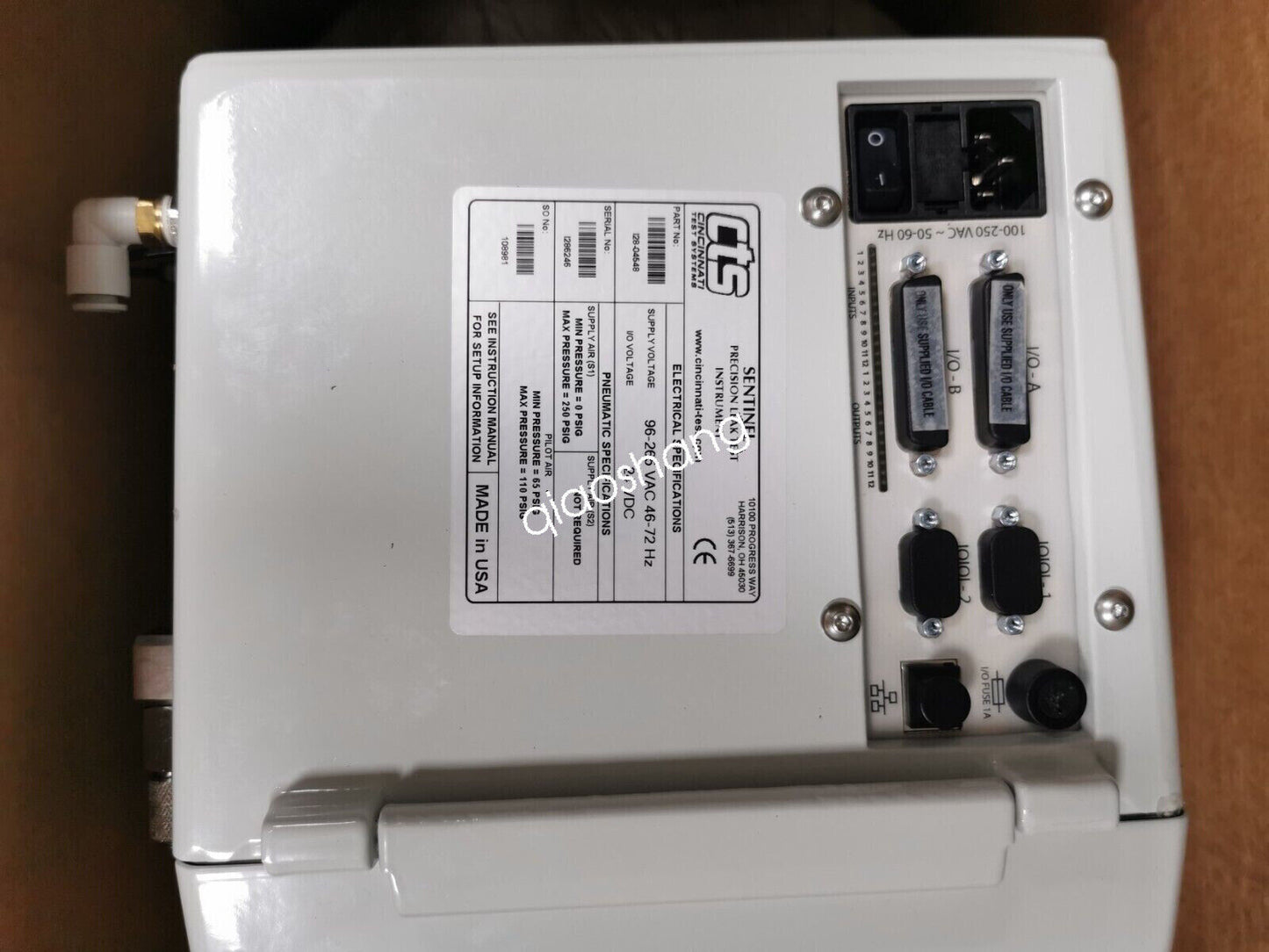 new I28 CINCINNATI TEST SYSTEMS SENTINEL PRECISION LEAK TEST INSTRUMENT - OMRON