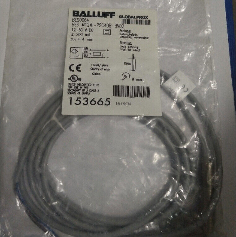 Proximity Switch M12MI-PSC40B-BV02 - BALLUFF