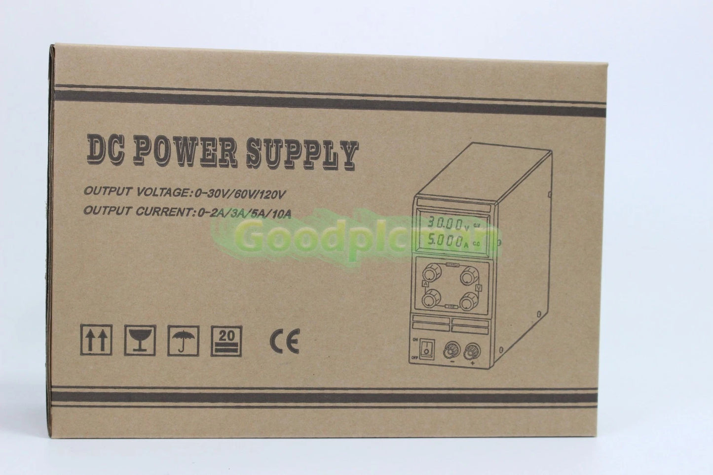 Adjustable Mini Switch DC Power Supply KPS1201D Output 0-120V 0-1A AC110-220V