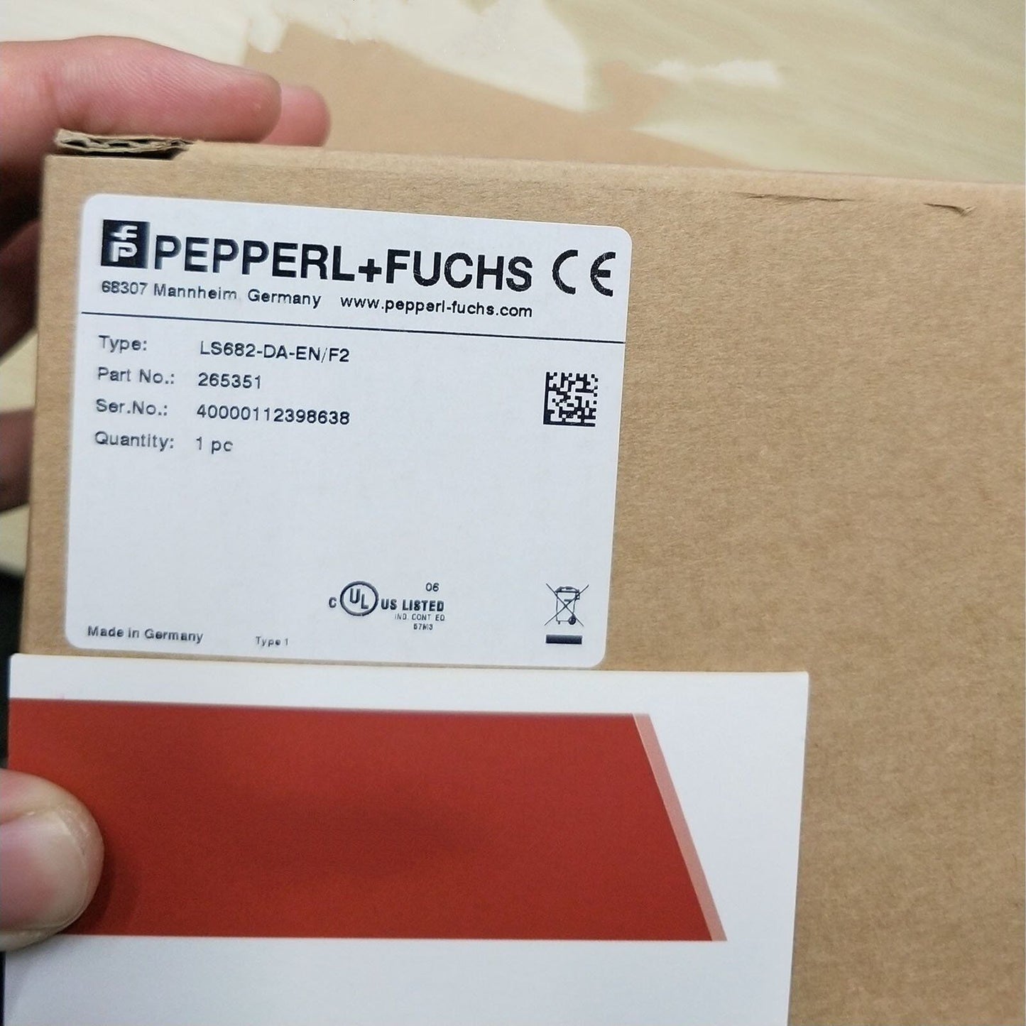 Pepperl+Fuchs LS682-DA-EN/F2 Optical Communicator - PEPPERL+FUCHS