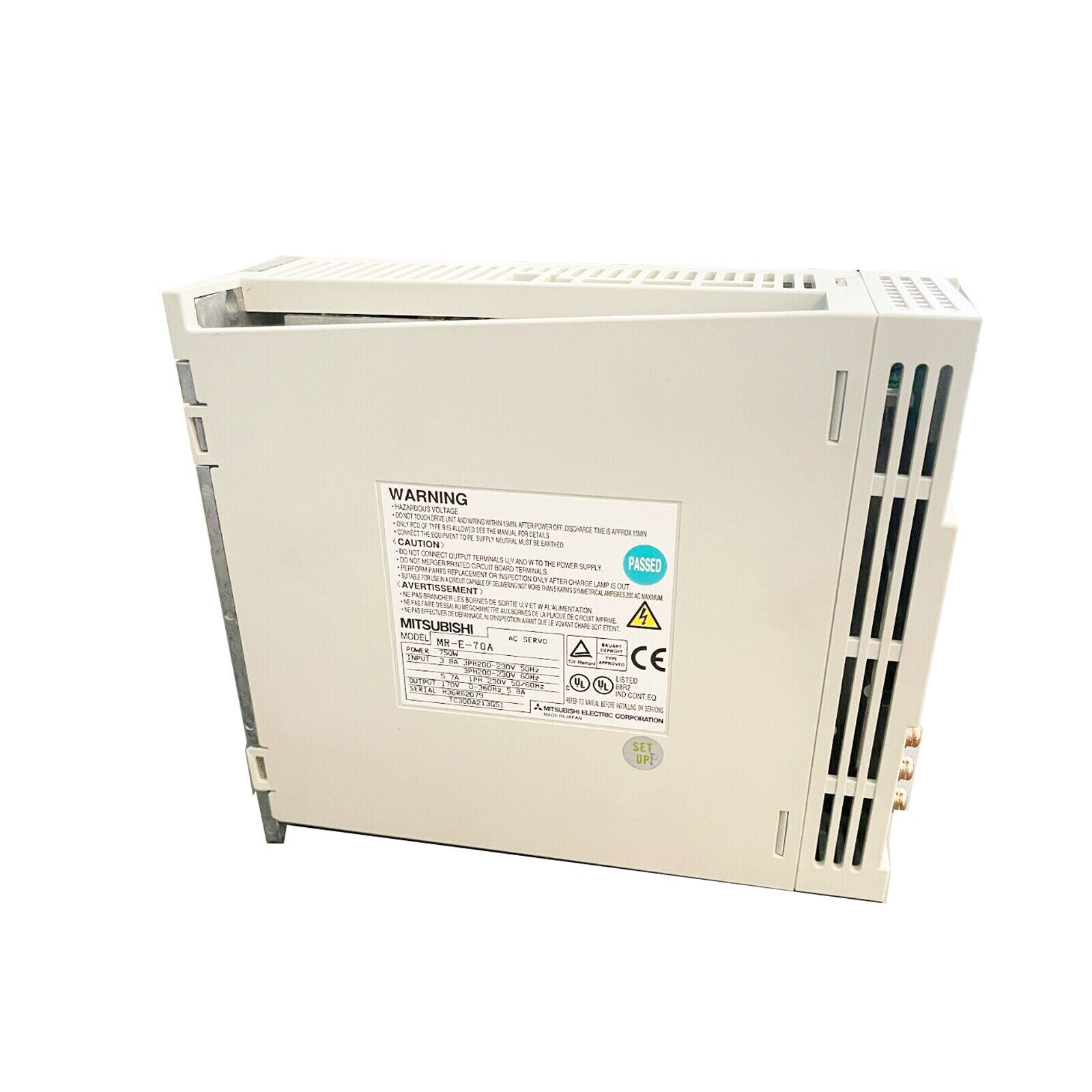 Mitsubishi MR-E-70A AC Servo Amplifier Programmable Logic Controller - MITSUBISHI