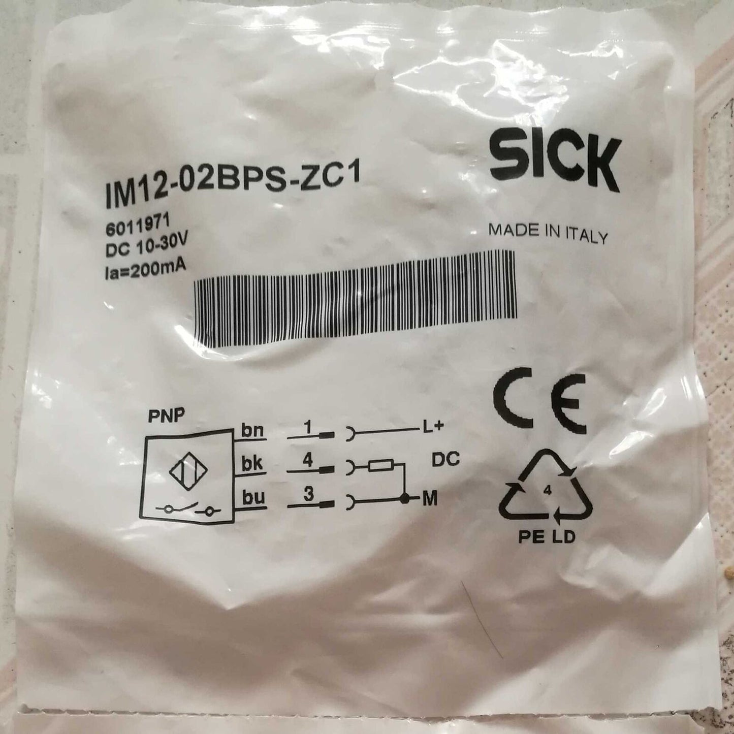 ONE SICK 6011971 IM12-02BPS-ZC1 Proximity Switch - ONE SICK