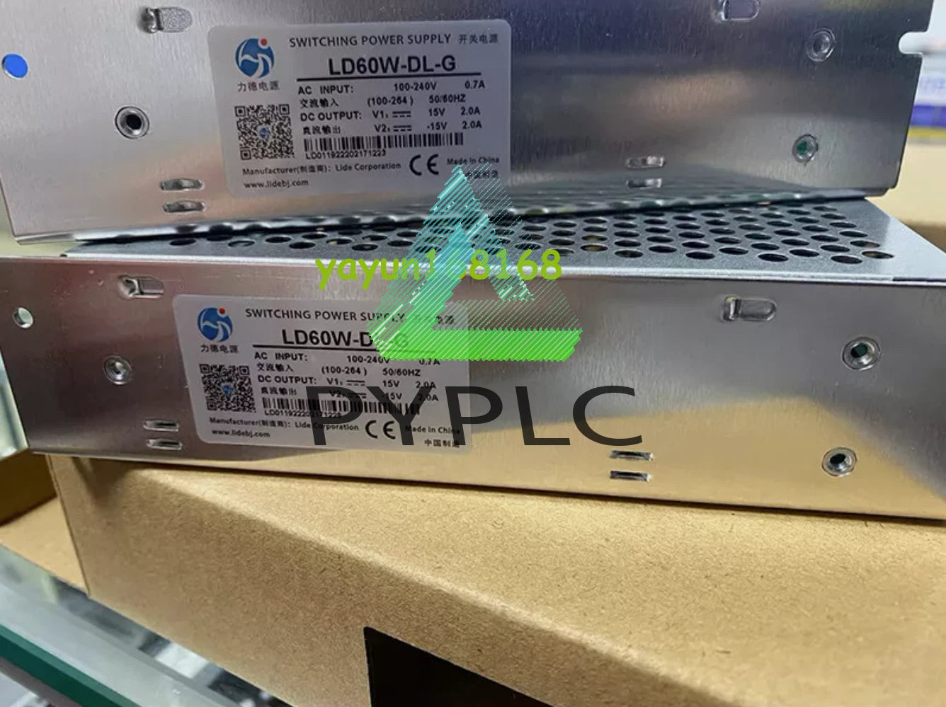 Switching power supply LD60W-DL-G input 100-240V2A 2-channel output+15V2A