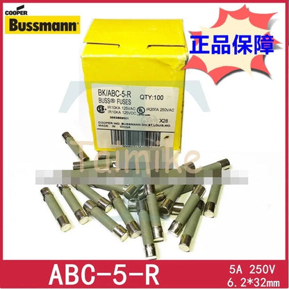 10pcs/5pcs fuse for BK/ABC-5-R 5A 250V