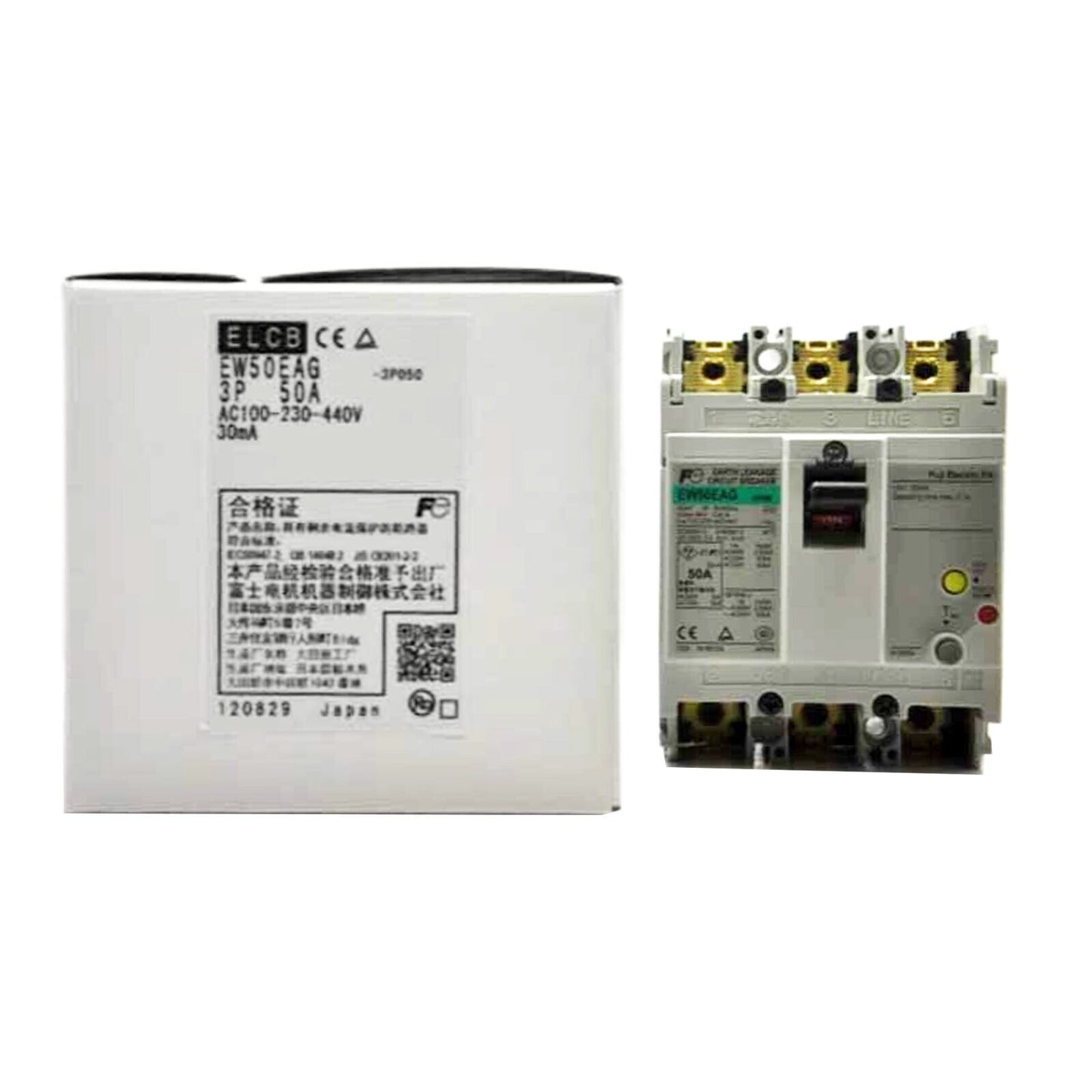 Model EW50EAG 3P 50A Circuit Breaker by FUJI - FUJI