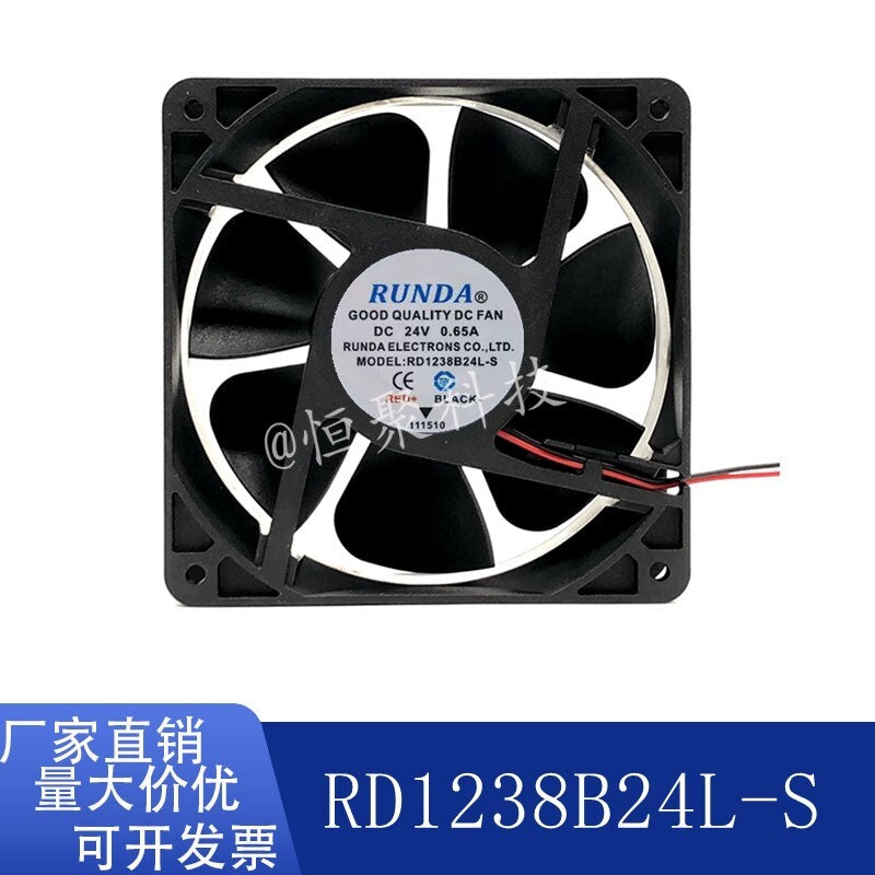RUNDA RD1238B24L-S 24V 0.65A 12038 inverter cooling fan