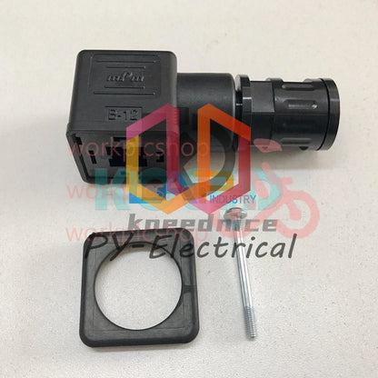 MPM B-12 DIN43650A junction box solenoid valve bellows plug C18309N22 21D