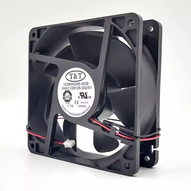 1PCS 1238HH24B-WDB DC24V 0.70A 2-Pin Cooling Fan