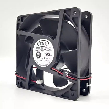 1PCS 1238HH24B-WDB DC24V 0.70A 2-Pin Cooling Fan