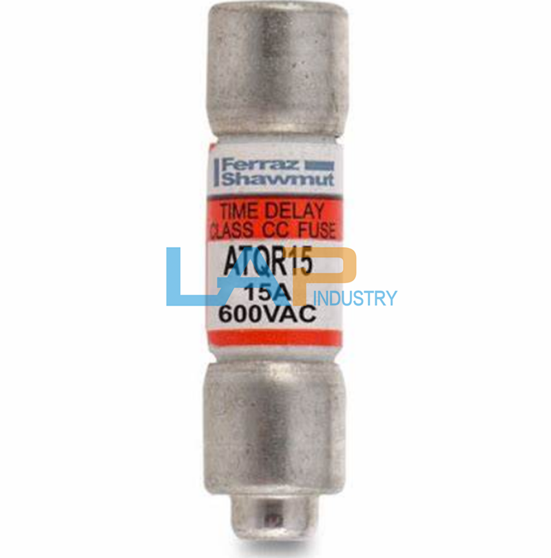 10Pcs Ferraz Shawmut ATQR15 Fuse 15A 600VAC - Reliable Performance - FERRAZ SHAWMUT