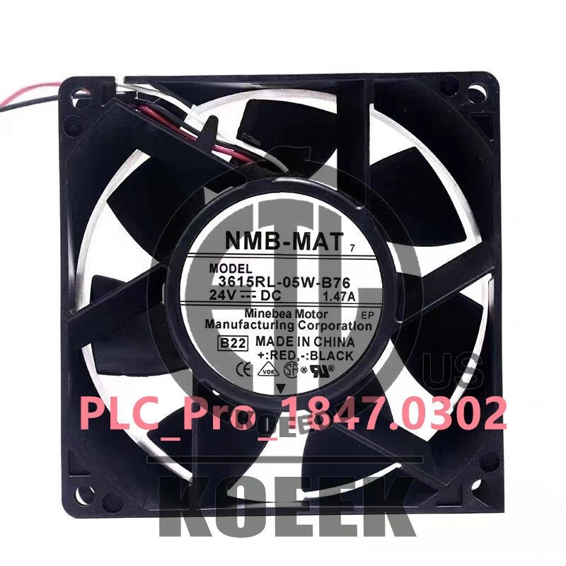3615RL-05W-B76 1PCS NMB 3615RL-05W-B76 9038 24V 1.47A 9CM fan Fast delivery