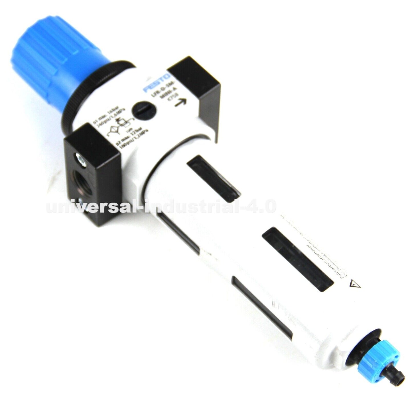 FESTO LFR-1/4-D-5M-MINI FILTER REGULATOR WITH PRESSURE GAUGE - FESTO