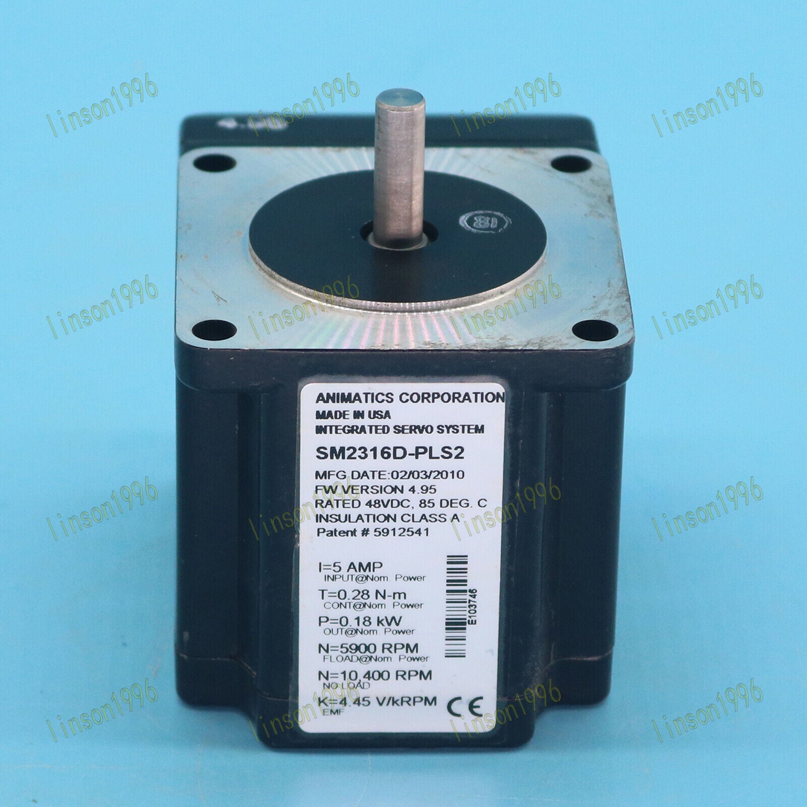 used One  For SMART Servo Motor SM2316D-PLS2 Fully Tested koeed