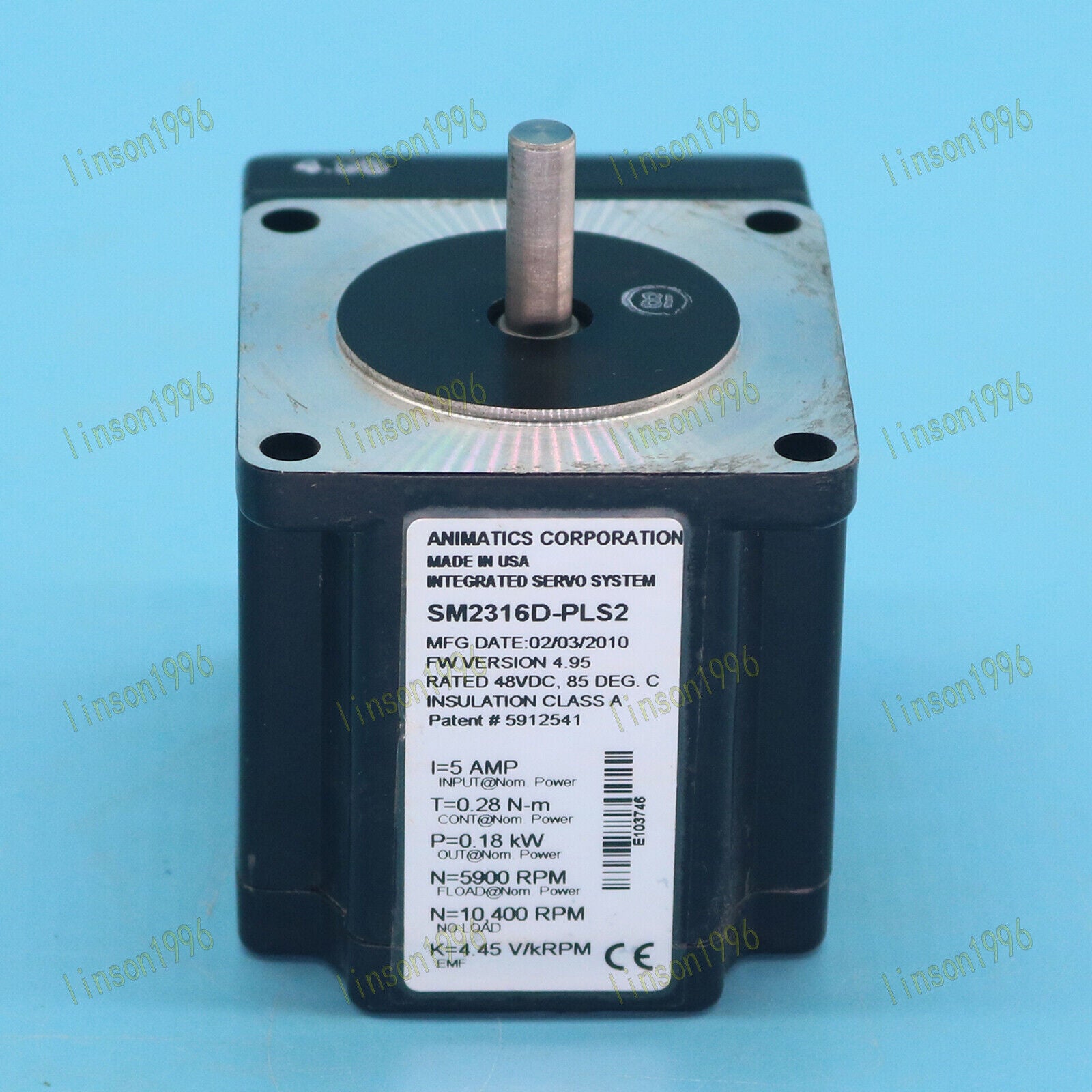 used One For SMART Servo Motor SM2316D-PLS2 Fully Tested - SMART