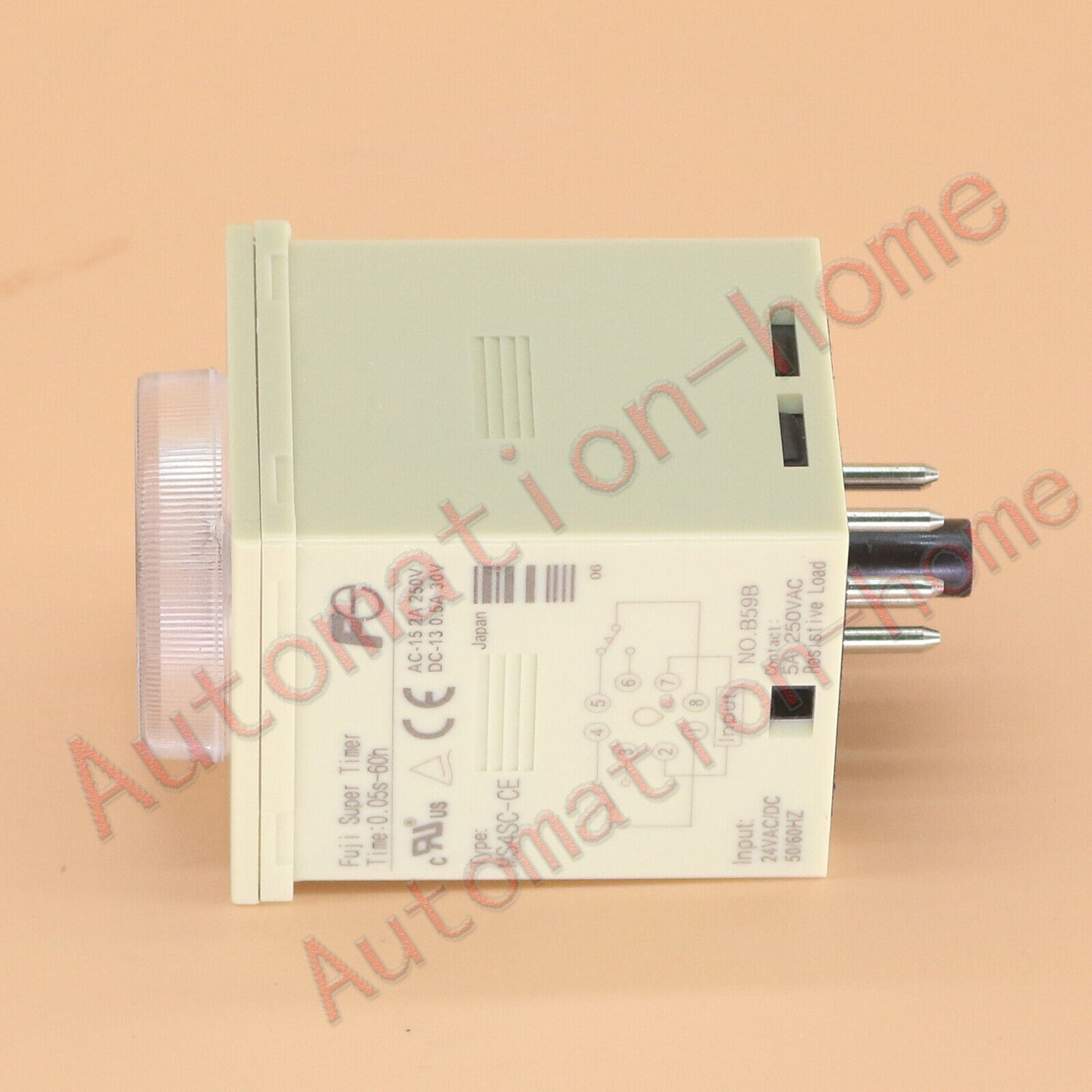 FUJI Time Relay MS4SC-CE 24VDC/AC 0.6s to 60h In - FUJI