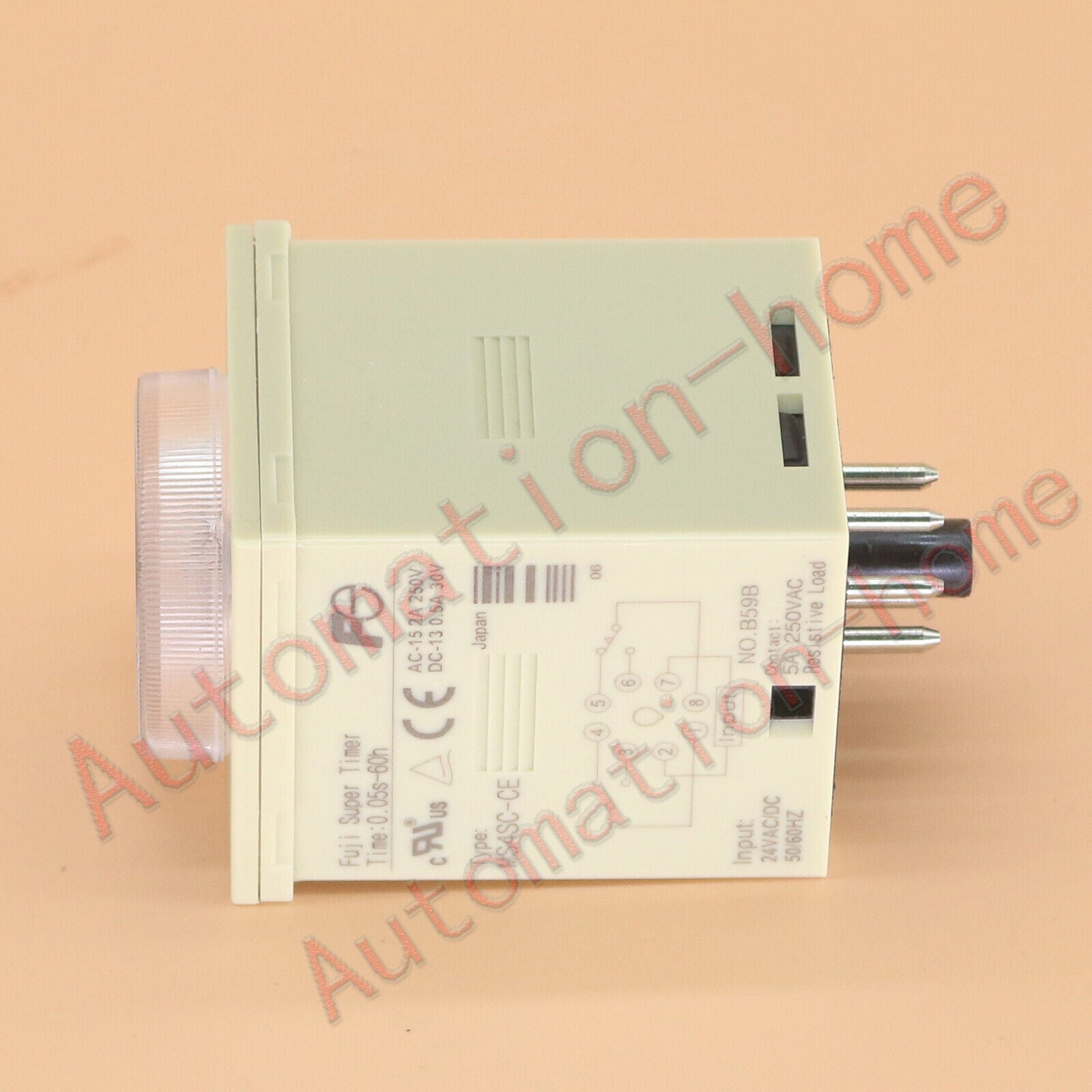 FUJI Time Relay MS4SC-CE 24VDC/AC 0.6s to 60h In - FUJI
