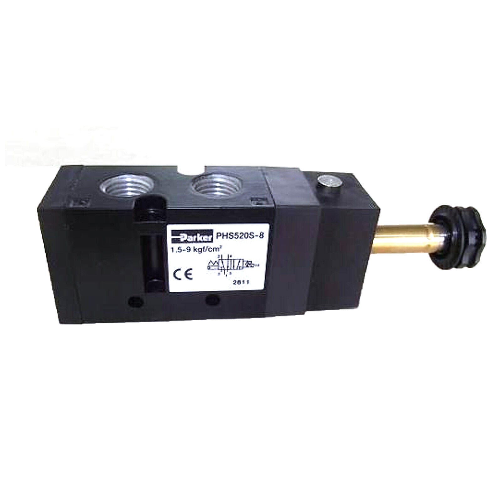 Parker PHS520S-8 Solenoid Valve, High Precision 8-way Flow Control Valve, Heavy Duty Industrial Use - PARKER
