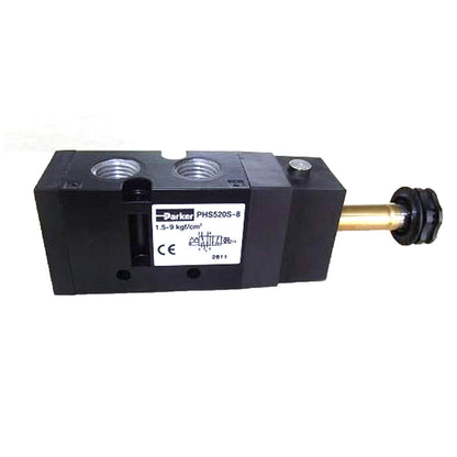 Parker PHS520S-8 Solenoid Valve, High Precision 8-way Flow Control Valve, Heavy Duty Industrial Use - PARKER