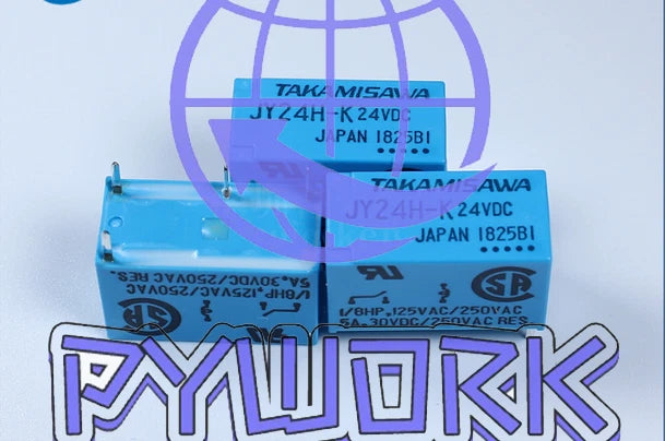 10Pcs TAKAMISAWA JY24H-K JY24HK 24V Relays ~