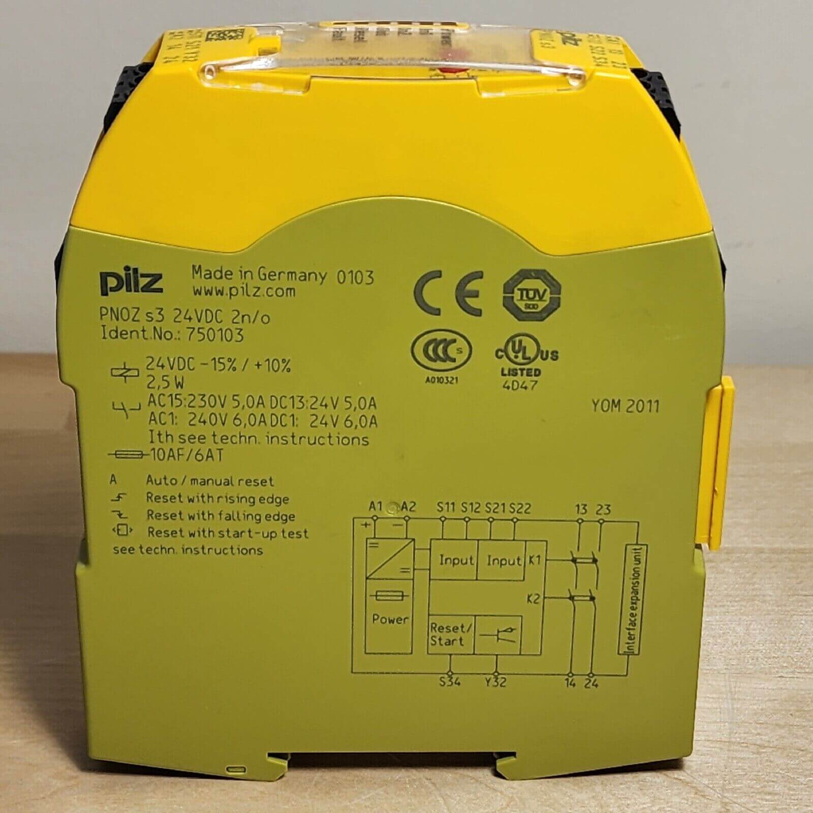 Pilz 750103 PNOZ s3 Safety Relay SHIP Pilz