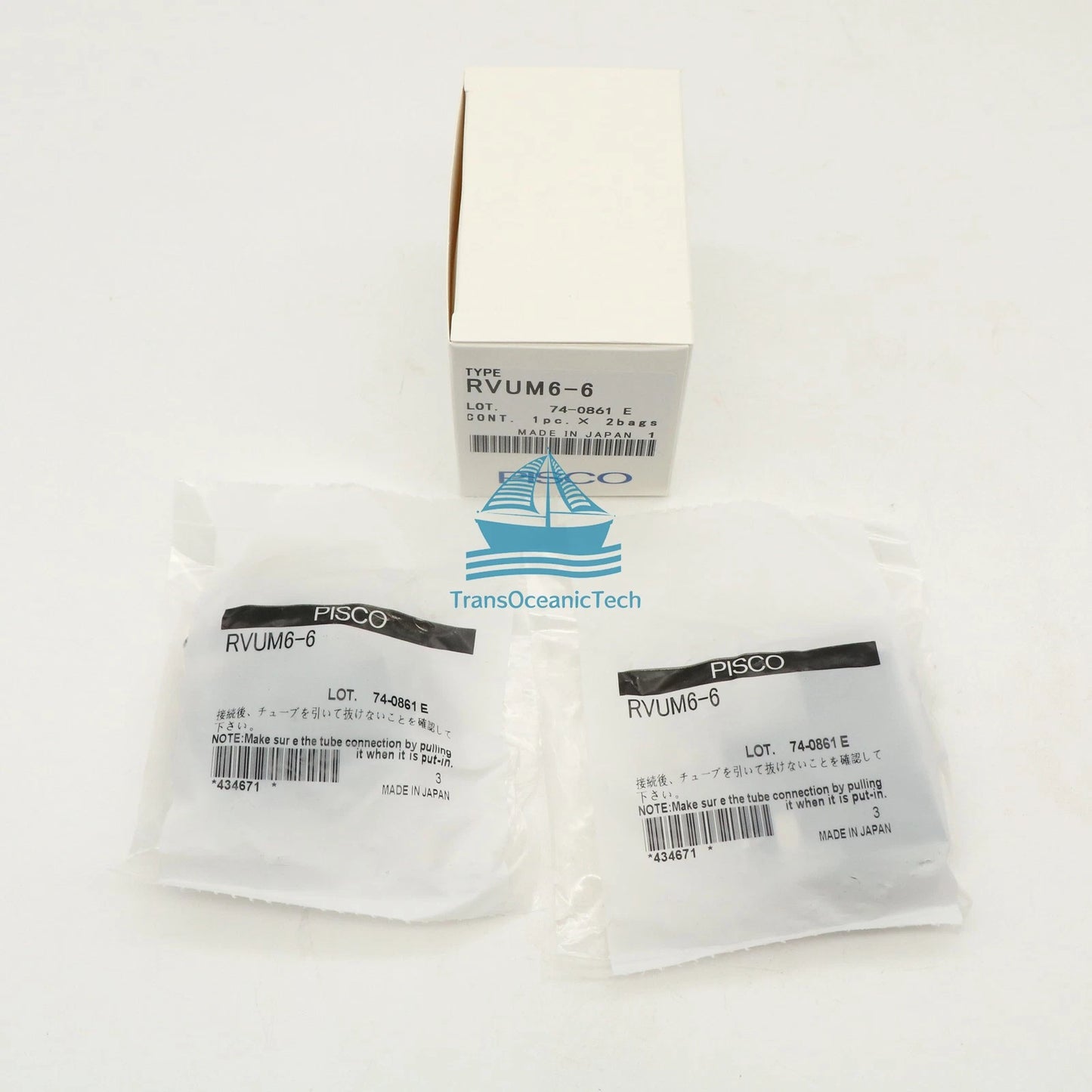 2PCS/Box PISCO RVUM6-6