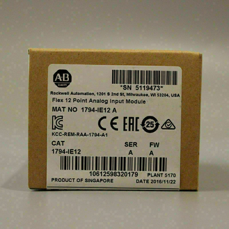 Allen-Bradley AB 1794-IE12 Ser A Flex 12 Point Analog Input Module New Sealed - ALLEN-BRADLEY