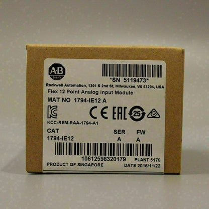 Allen-Bradley AB 1794-IE12 Ser A Flex 12 Point Analog Input Module New Sealed - ALLEN-BRADLEY