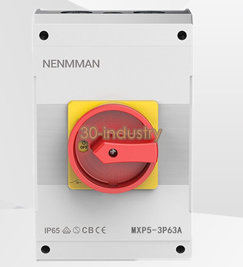 MXP5-3P63A Outdoor IP65 Load Disconnecting Switch - 1PCS - KOEED