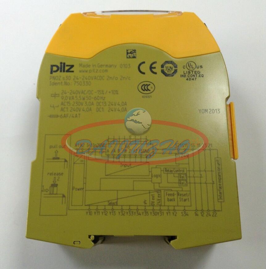 new One Pilz PNOZ S30 750330 safety relay