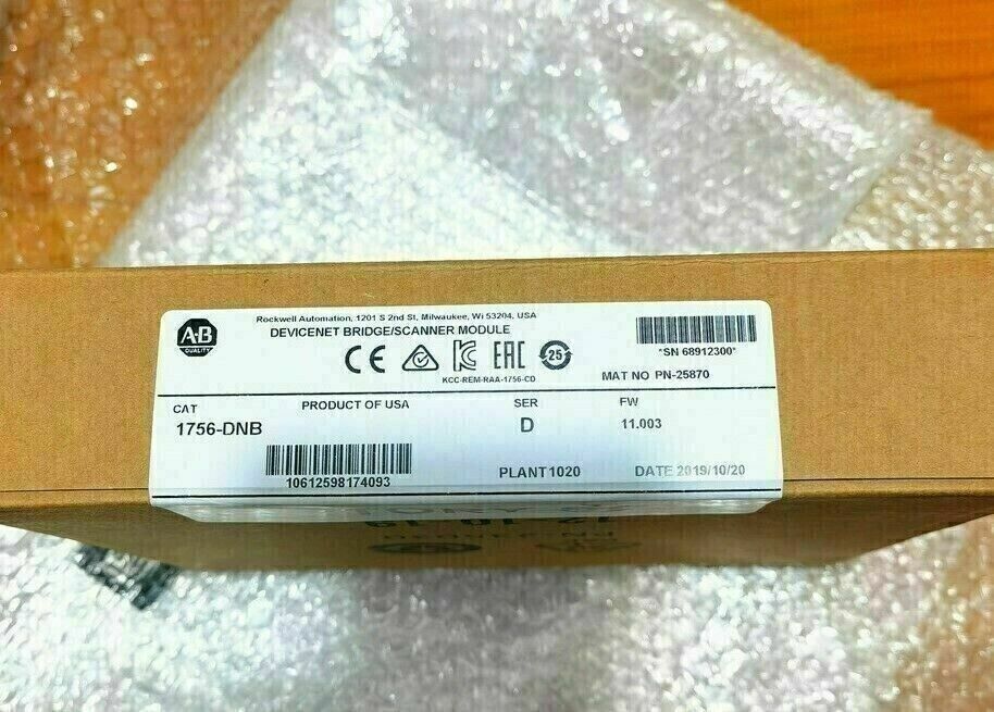 ControlLogix AB 1756-DNB DeviceNet Bridge Scanner Module | High-Speed Scanning | Reliable Performance | ControlLogix Scanner Solutions - CONTROLLOGIX