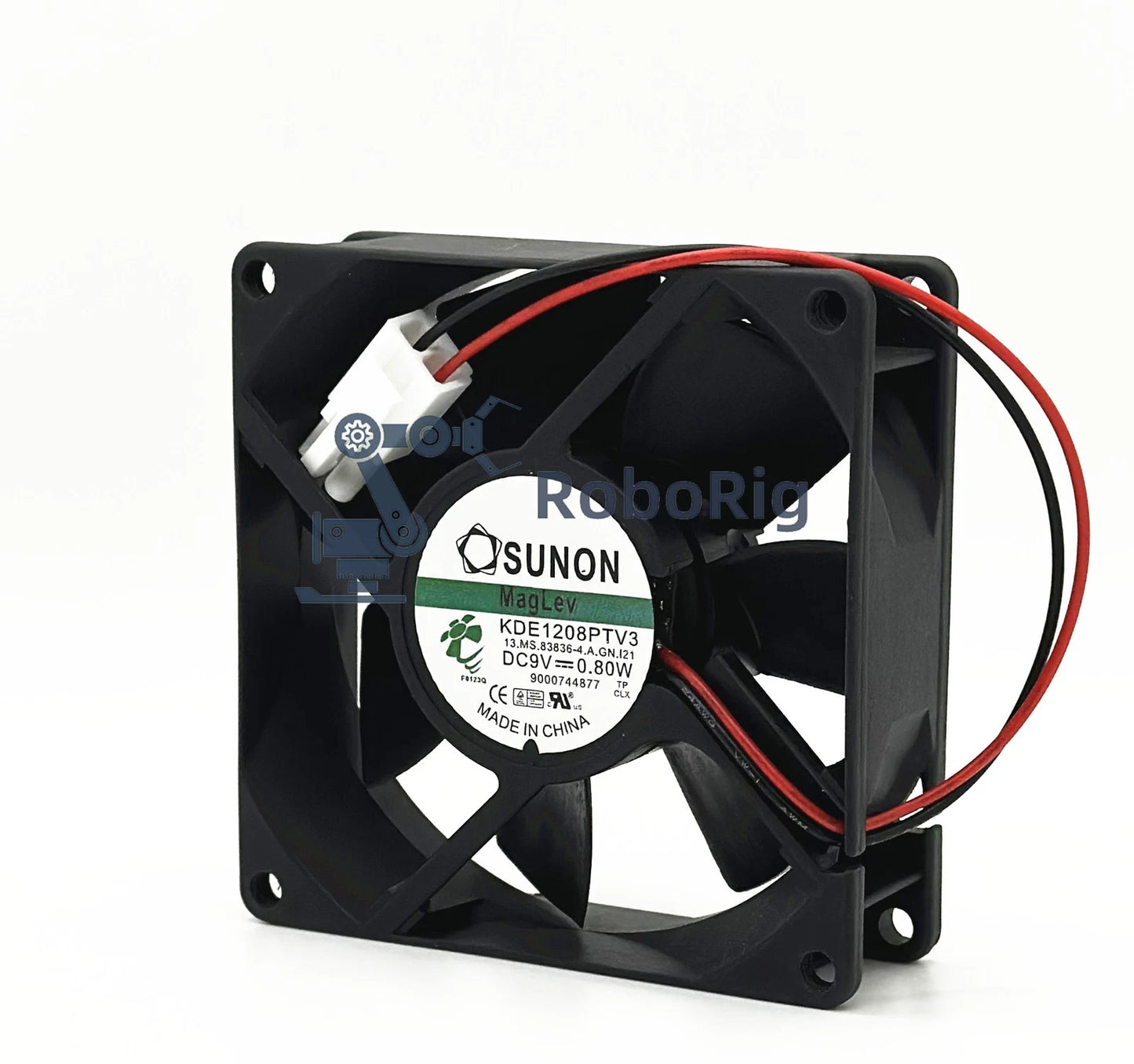 SUNON KDE1208PTV3 9V/12V 0.06A 0.8W 8025 8CM 2-PIN Magnetic levitation fan
