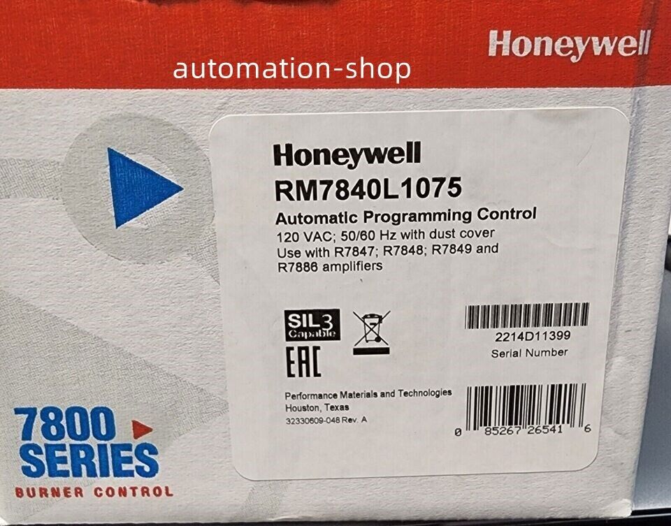 new  express  Honeywell RM7840L 1075 RM7840L1075 burner control