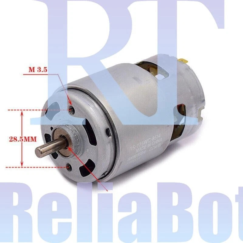 12V-18V RS-775WC-8514 Fits for MABUCHI High Speed Large Torque Motor Accessories